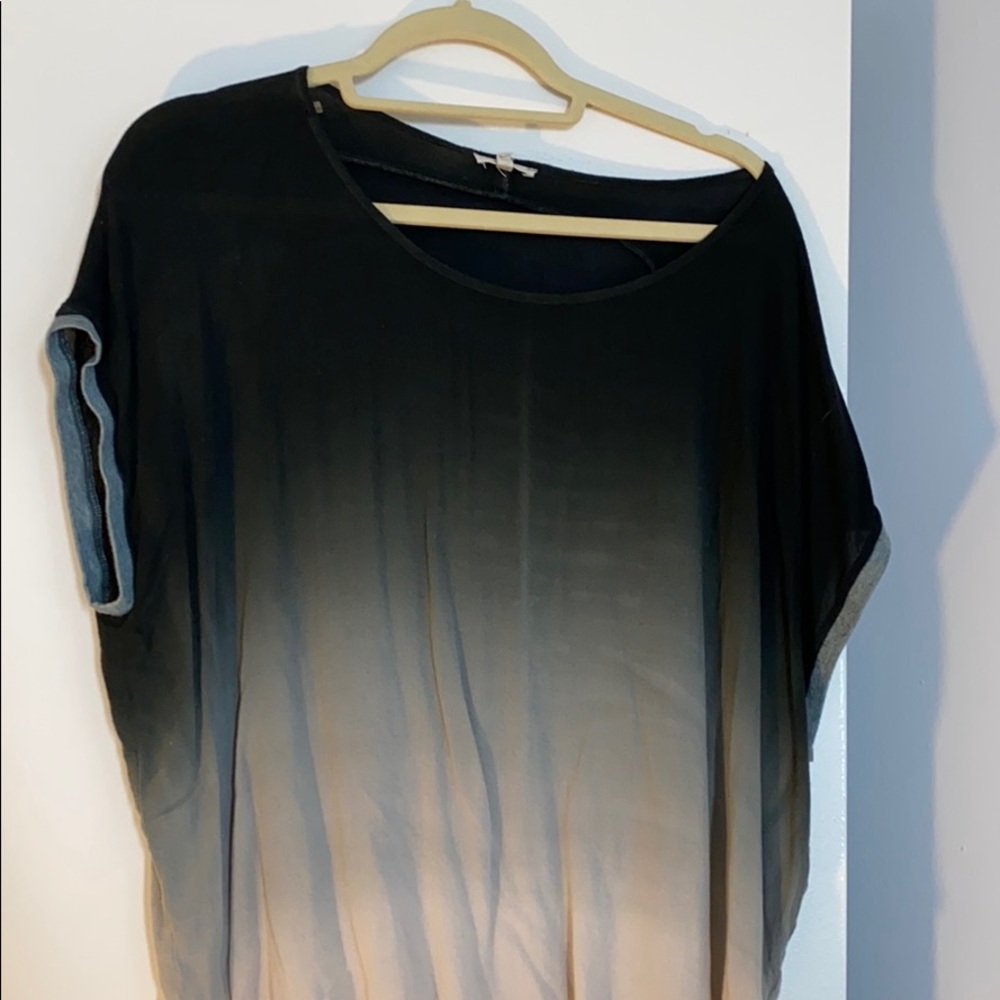 Black/gray Blouse